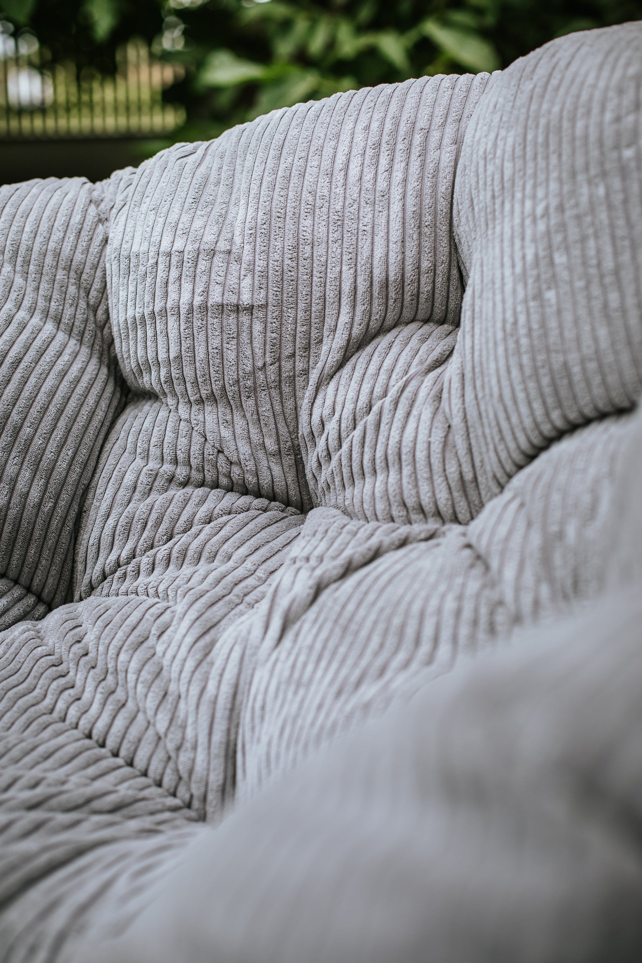 Poduszka Okrągła na Papasan Sztruks