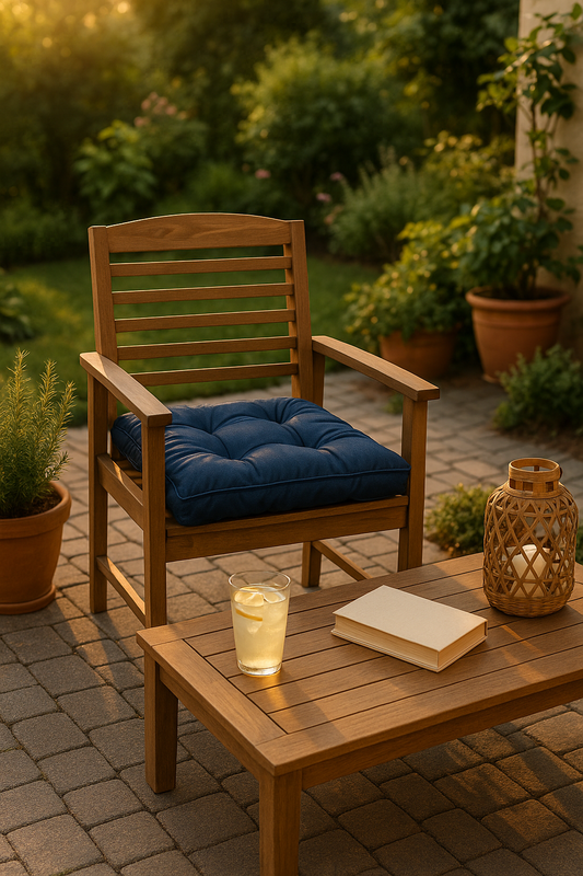 Poduszka na Krzesło 4-Pik z Uchwytem LUX – Pikowana