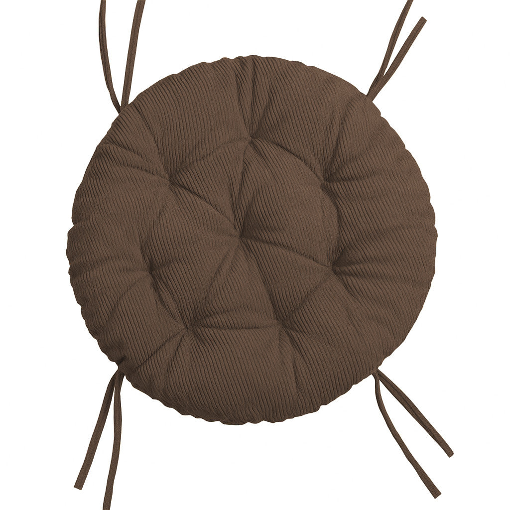 Poduszka Okrągła na Papasan Sztruks