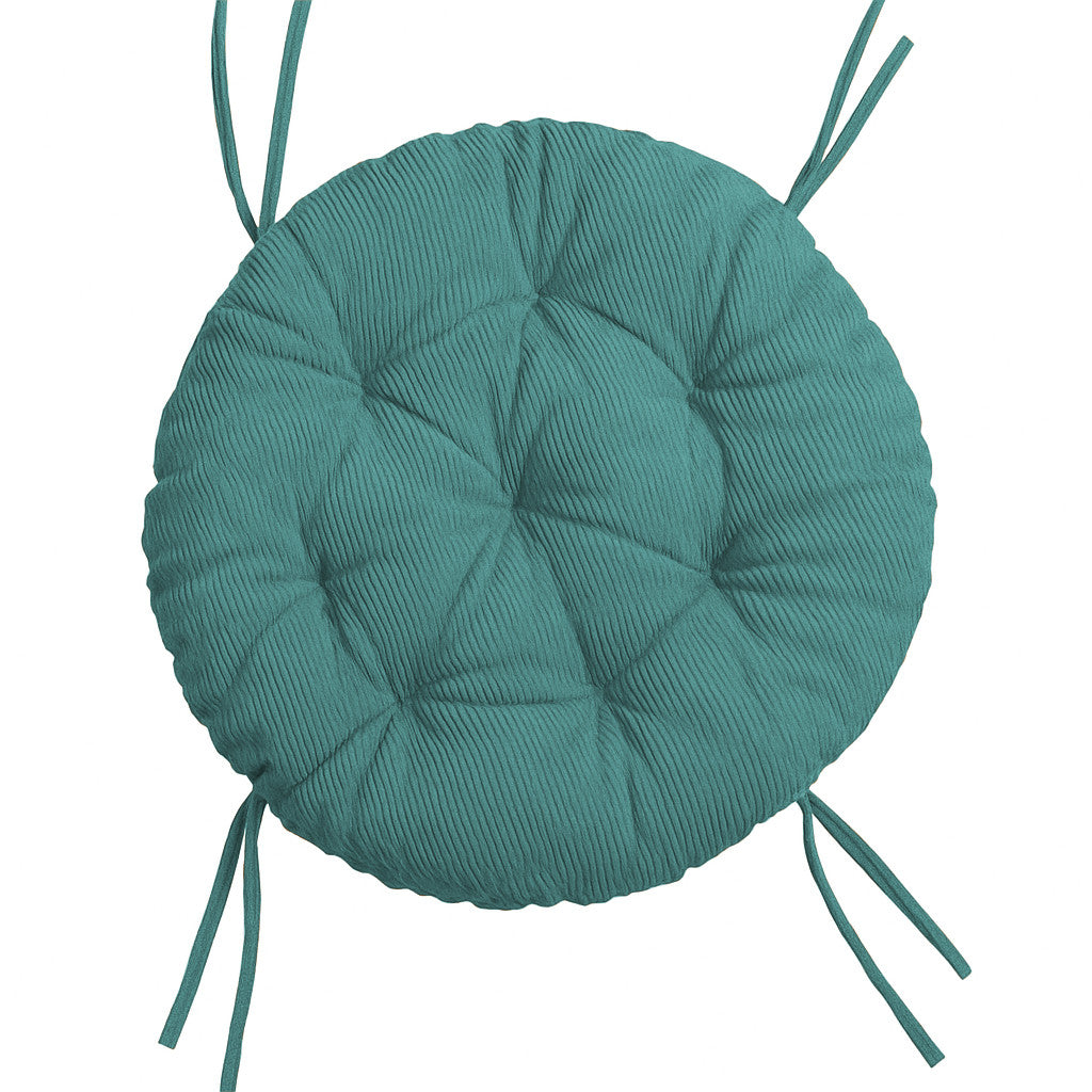 Poduszka Okrągła na Papasan Sztruks