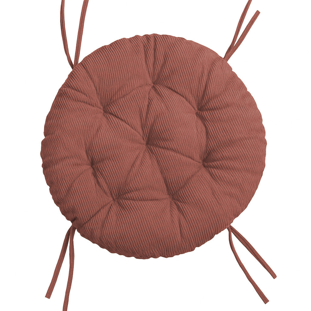 Poduszka Okrągła na Papasan Sztruks