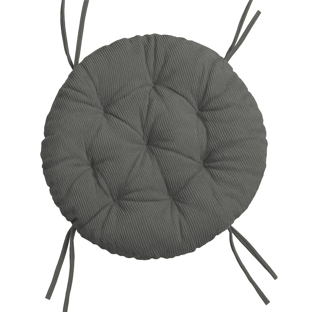 Poduszka Okrągła na Papasan Sztruks