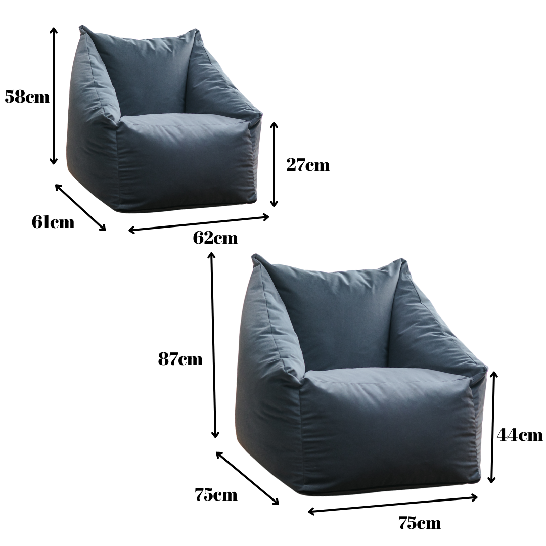Fotel LAZY Otusso: Komfortowy, Lekki i Mobilny — Idealny Beanbag Worek do Siedzenia dla Każdego! Wyjątkowa Wygoda i Styl