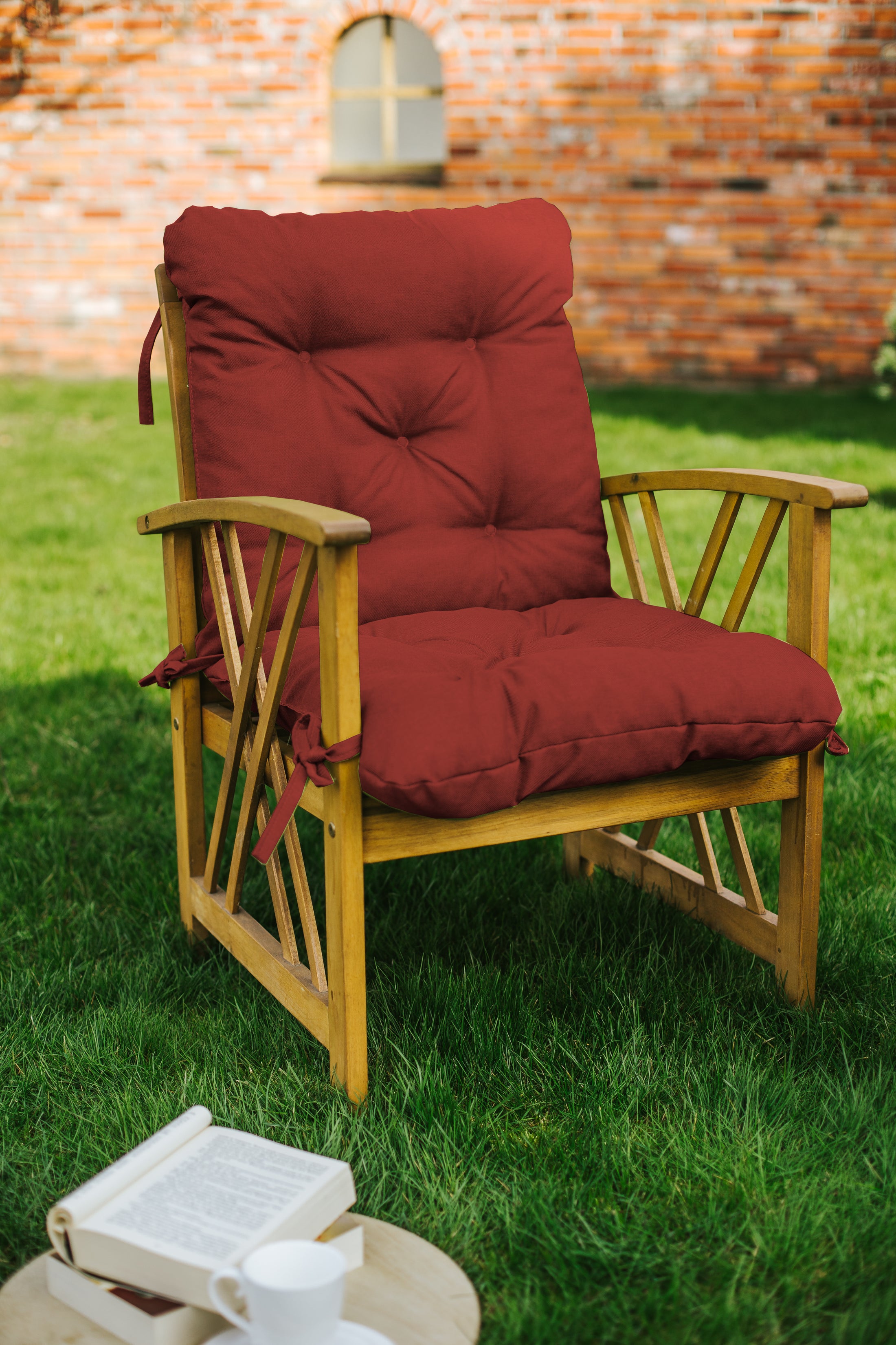 Poduszki na Fotel Relax Mini: Pikowane, Wielorozmiarowe, z Certyfikatem OEKO-TEX® 100 – Idealne do Ogrodu