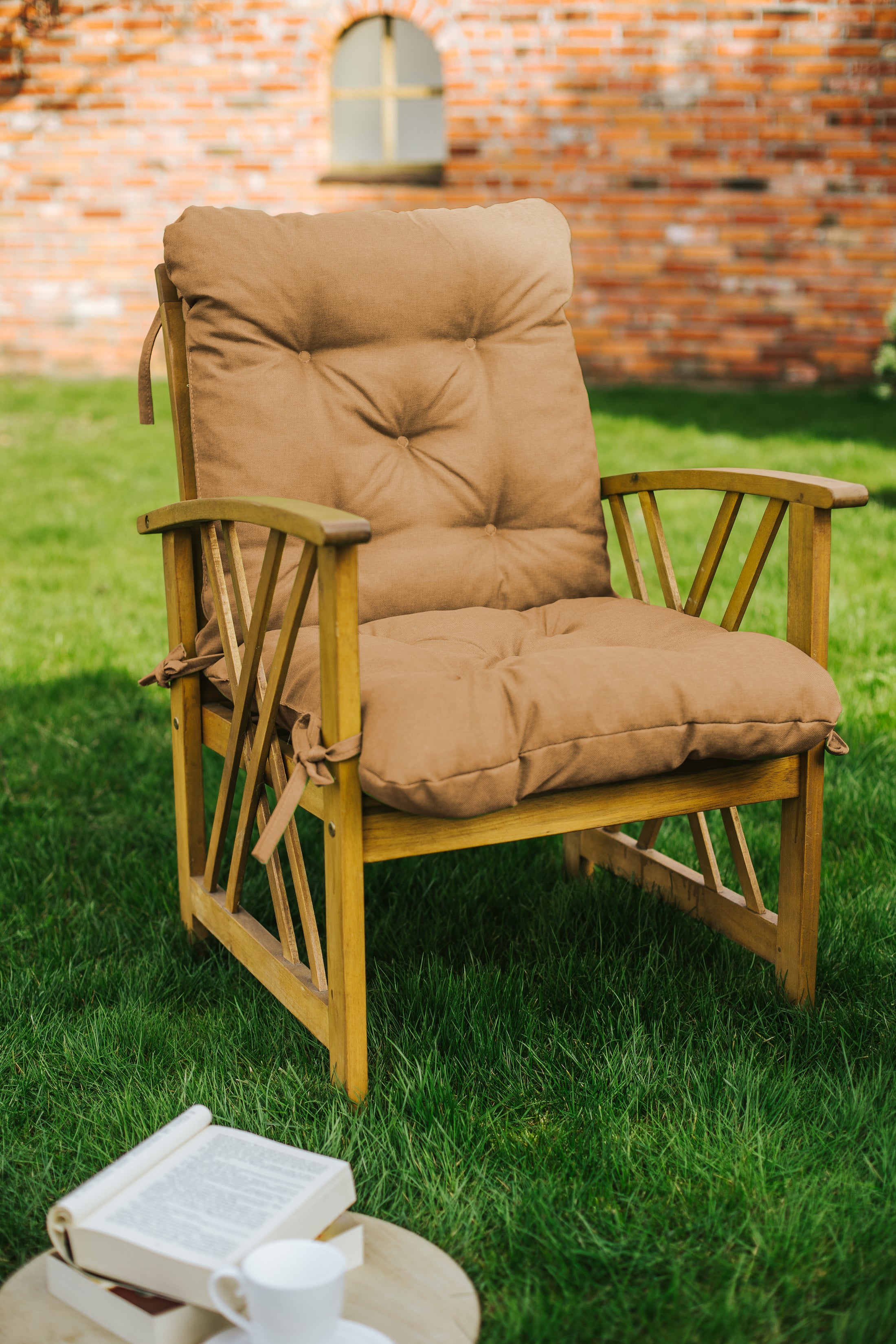 Poduszki na Fotel Relax Mini: Pikowane, Wielorozmiarowe, z Certyfikatem OEKO-TEX® 100 – Idealne do Ogrodu