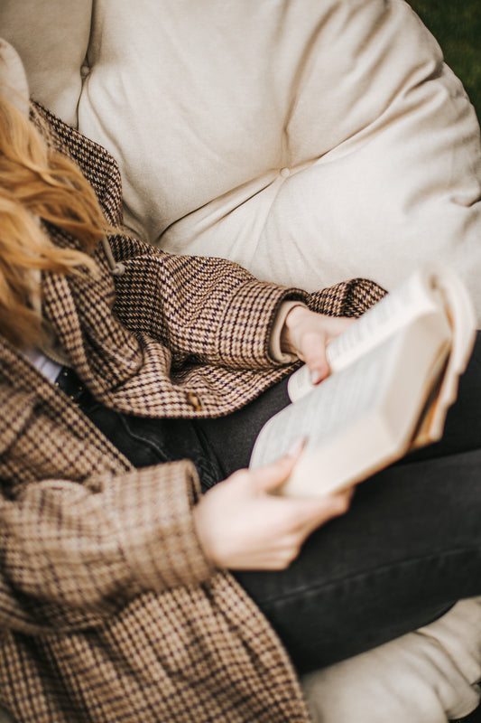 Poduszka Okrągła na Papasan LUX, Pikowana