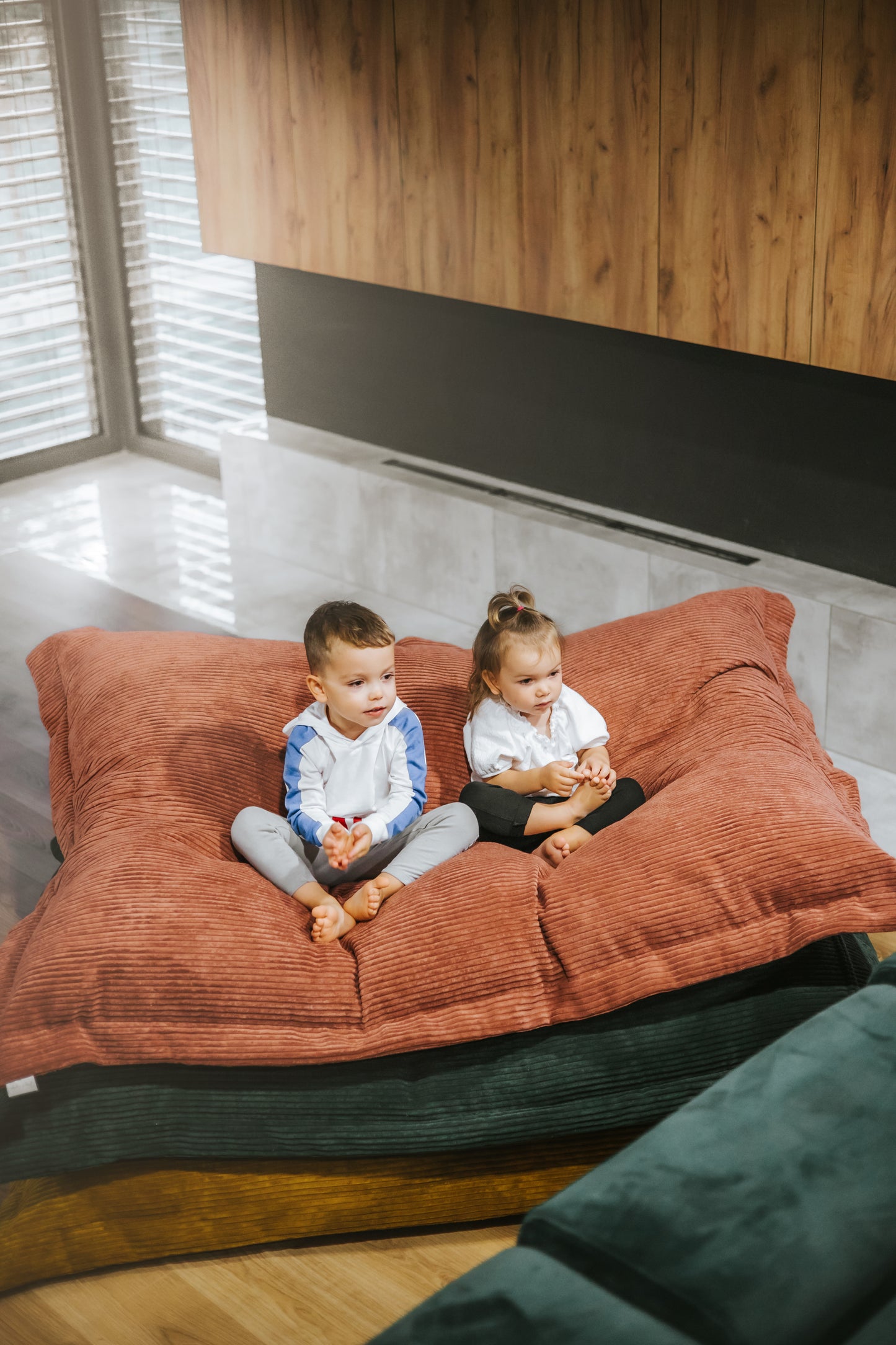 MEGA beanbag - poducha sztruks