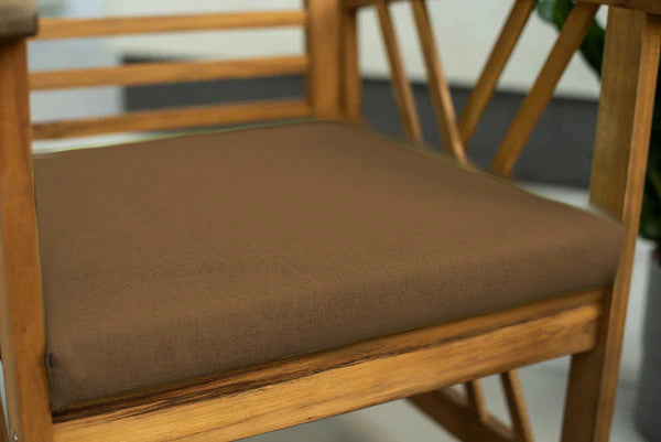 Wysokiej Jakości Poduszki na Krzesło ze Szlufkami - Elastyczna Pianka T25, Wielokolorowe, Łatwe w Utrzymaniu w Czystości