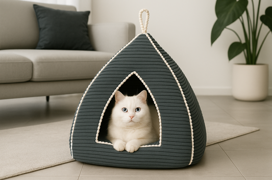 Domek dla kota "WIGWAM" Sztruks