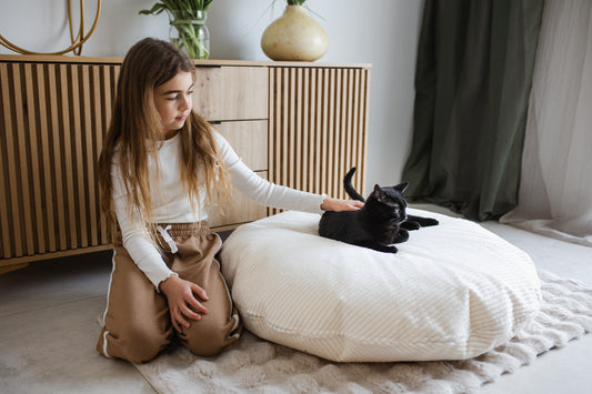 Pufa Naleśnik Beanbag Sztruks