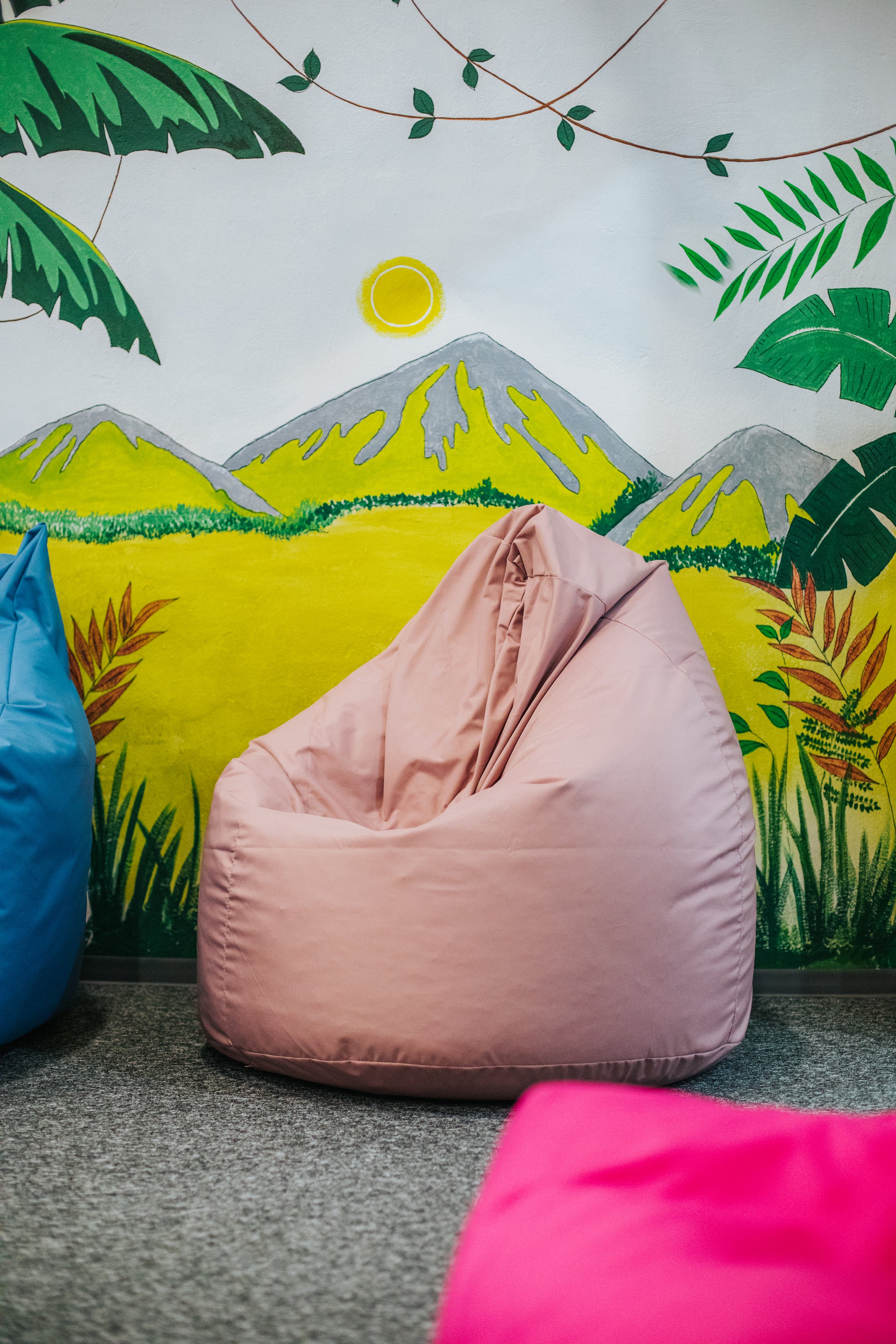 Beanbag Sako Oxford  – Klasyczne Siedzisko Worek ze Styropianem, Łatwe w Czyszczeniu, Certyfikat OEKO-TEX® 100