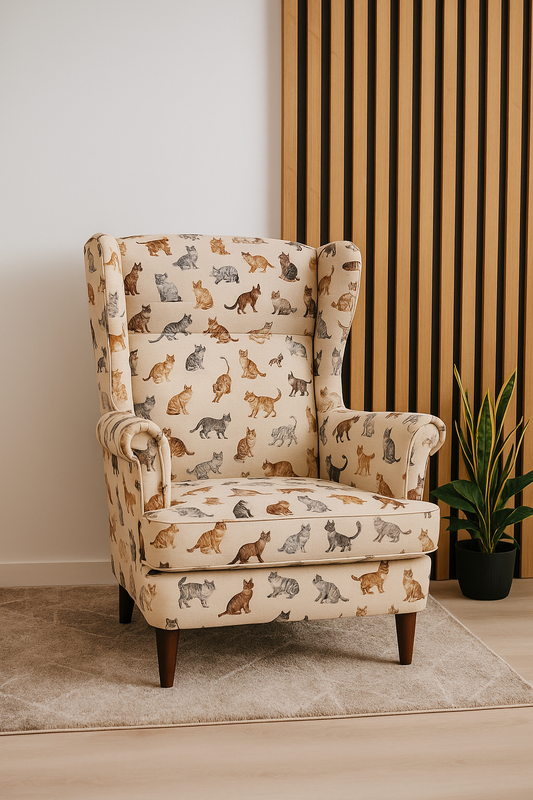 Elegancki Fotel Uszak