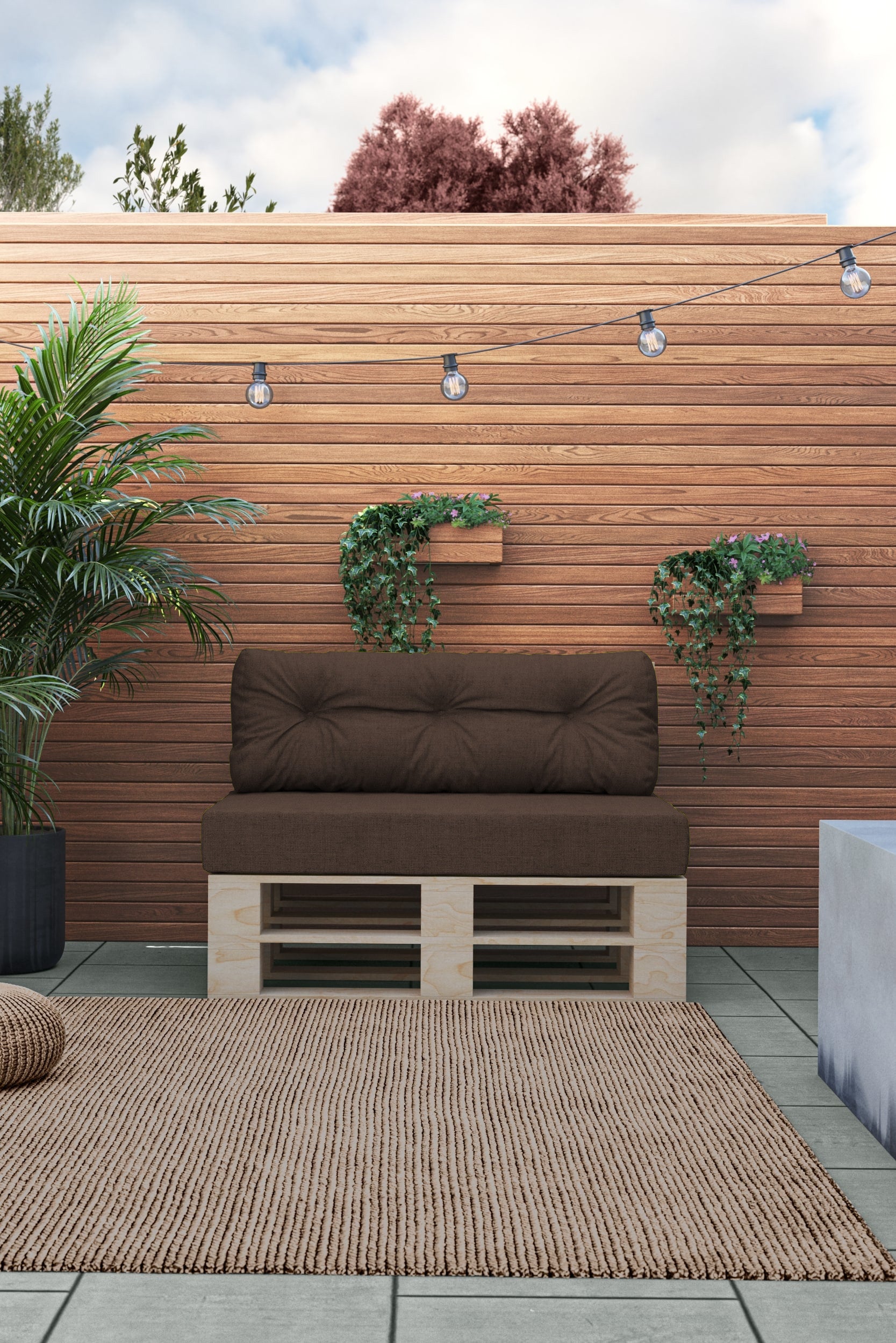 Poduszki Na Meble Ogrodowe GRENADA LUX UV: Pikowane, OEKO-TEX® 100 – Idealne do Każdego Ogrodu