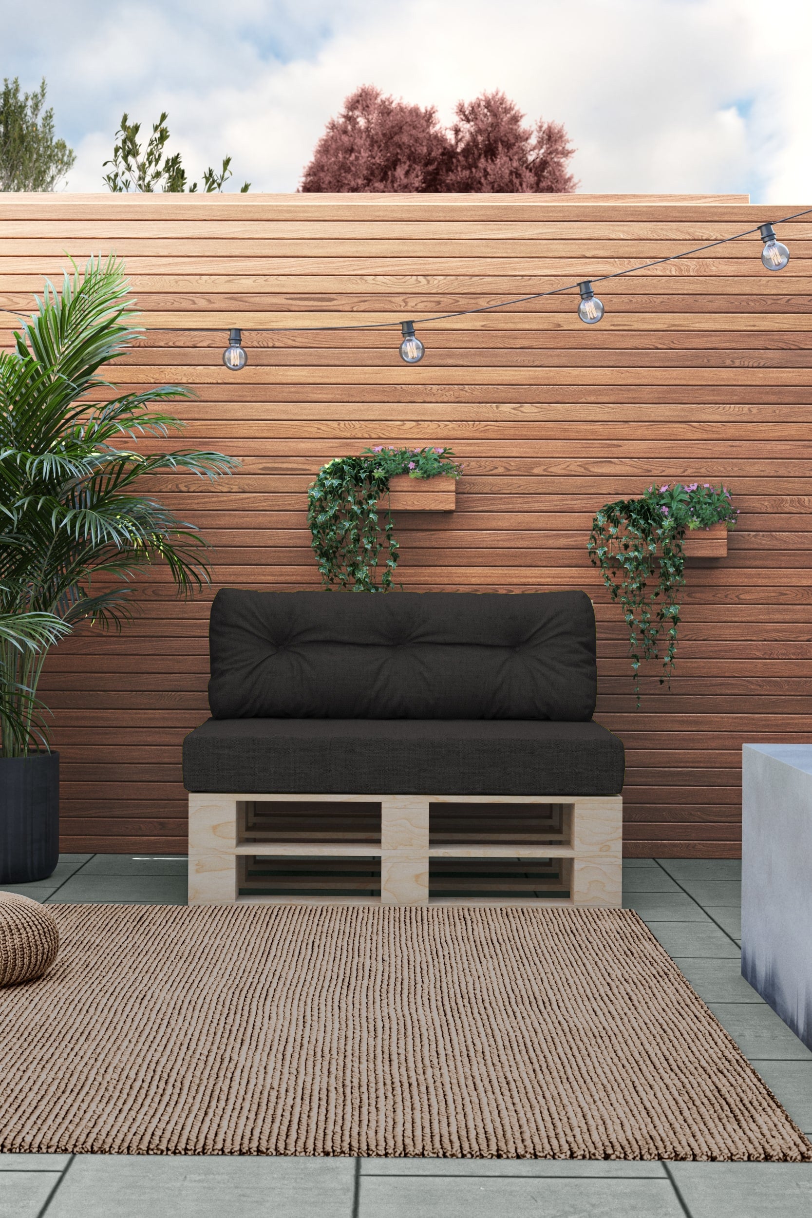 Poduszki Na Meble Ogrodowe GRENADA LUX UV: Pikowane, OEKO-TEX® 100 – Idealne do Każdego Ogrodu