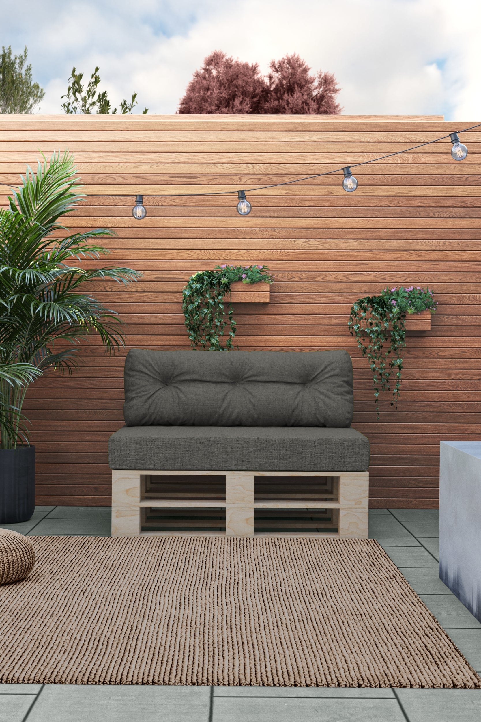 Poduszki Na Meble Ogrodowe GRENADA LUX UV: Pikowane, OEKO-TEX® 100 – Idealne do Każdego Ogrodu