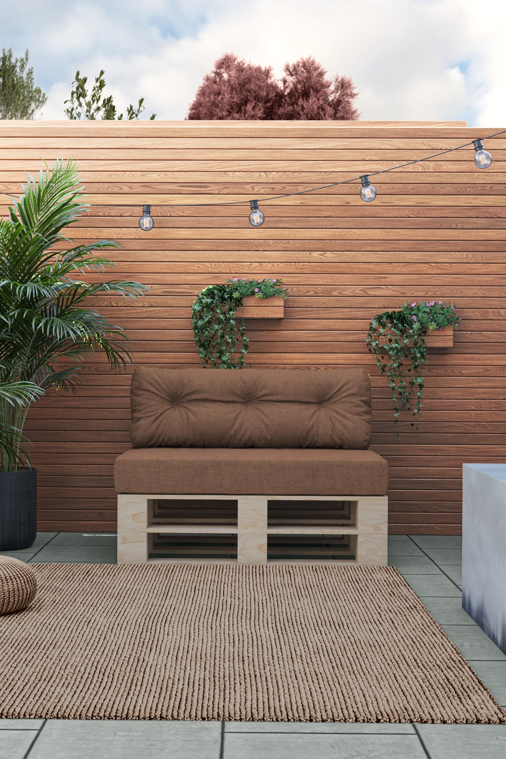 Poduszki Na Meble Ogrodowe GRENADA LUX UV: Pikowane, OEKO-TEX® 100 – Idealne do Każdego Ogrodu