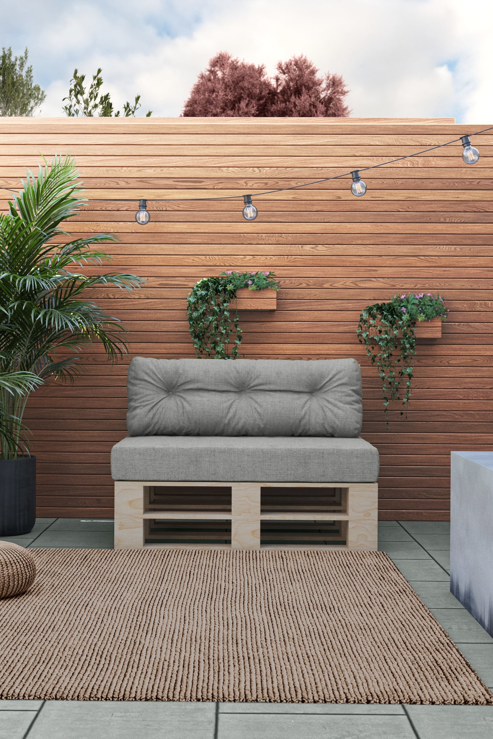 Poduszki Na Meble Ogrodowe GRENADA LUX UV: Pikowane, OEKO-TEX® 100 – Idealne do Każdego Ogrodu