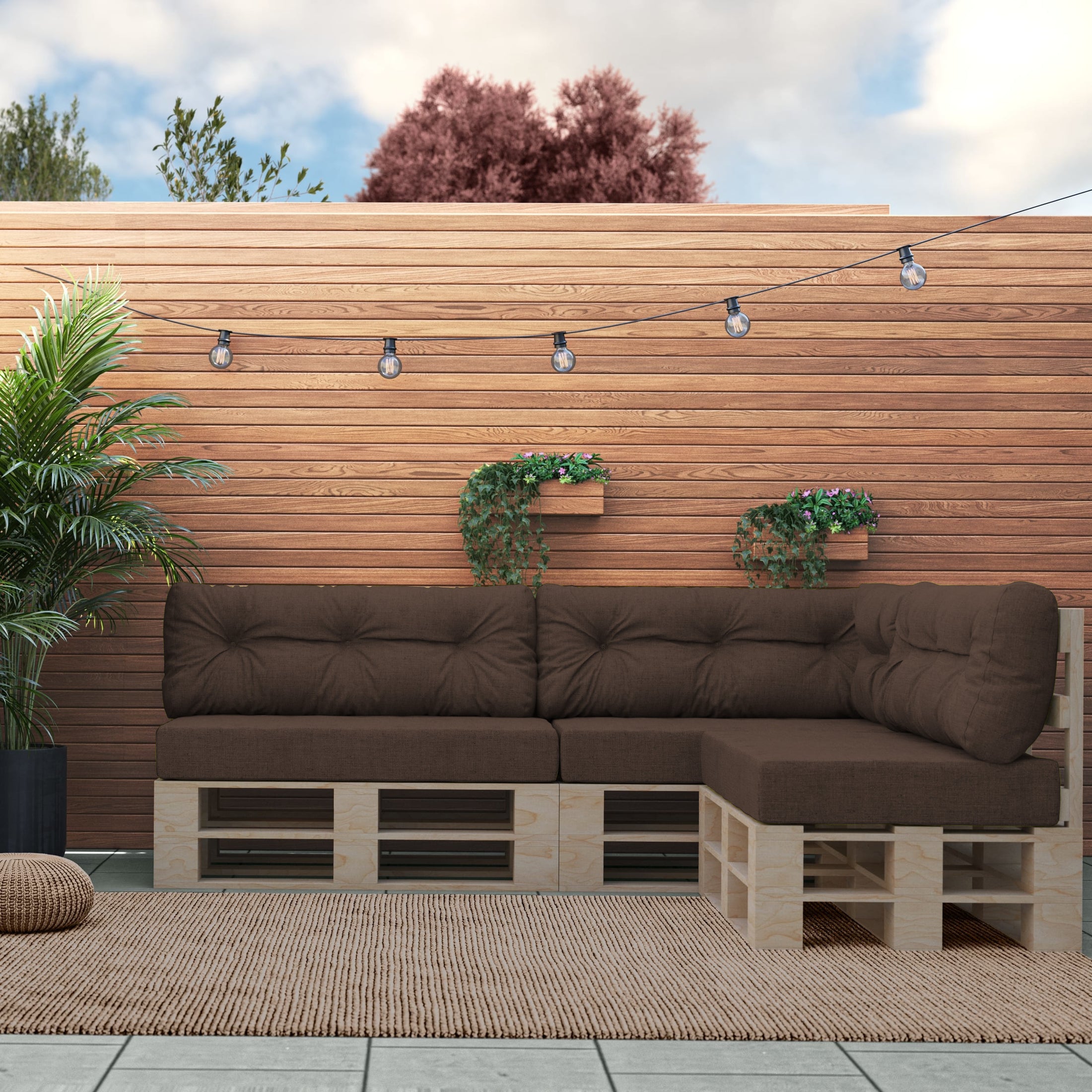 Poduszki Na Meble Ogrodowe GRENADA LUX UV: Pikowane, OEKO-TEX® 100 – Idealne do Każdego Ogrodu