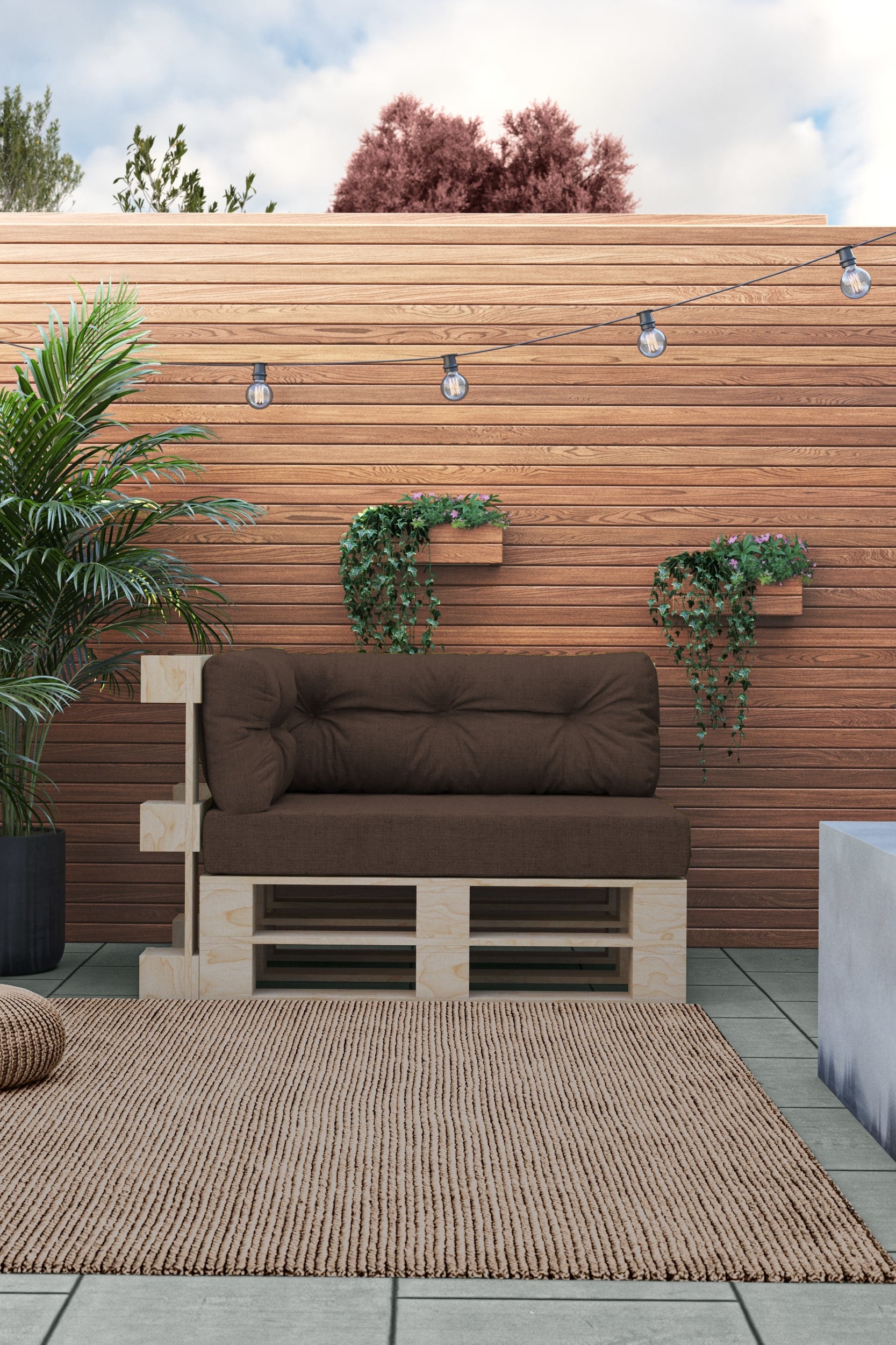 Poduszki Na Meble Ogrodowe GRENADA LUX UV: Pikowane, OEKO-TEX® 100 – Idealne do Każdego Ogrodu