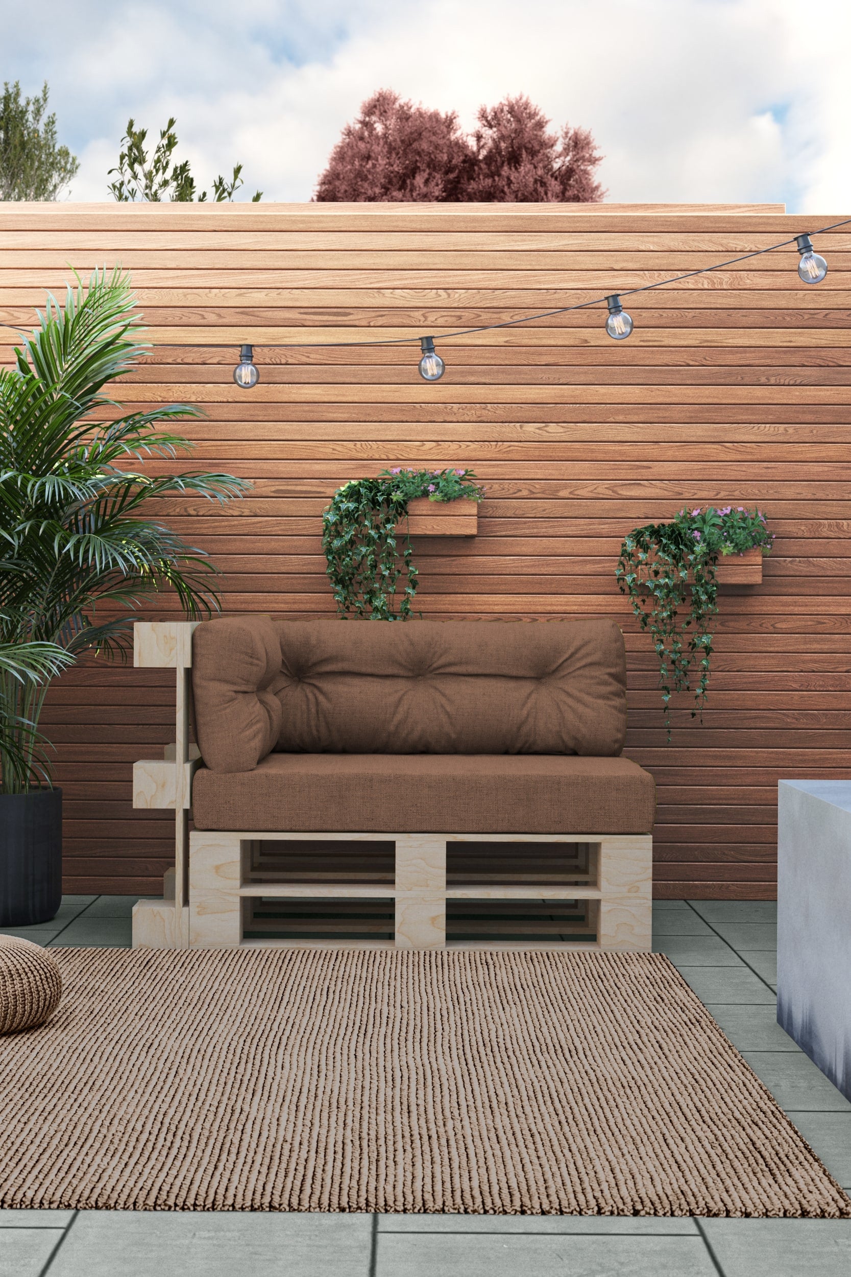 Poduszki Na Meble Ogrodowe GRENADA LUX UV: Pikowane, OEKO-TEX® 100 – Idealne do Każdego Ogrodu