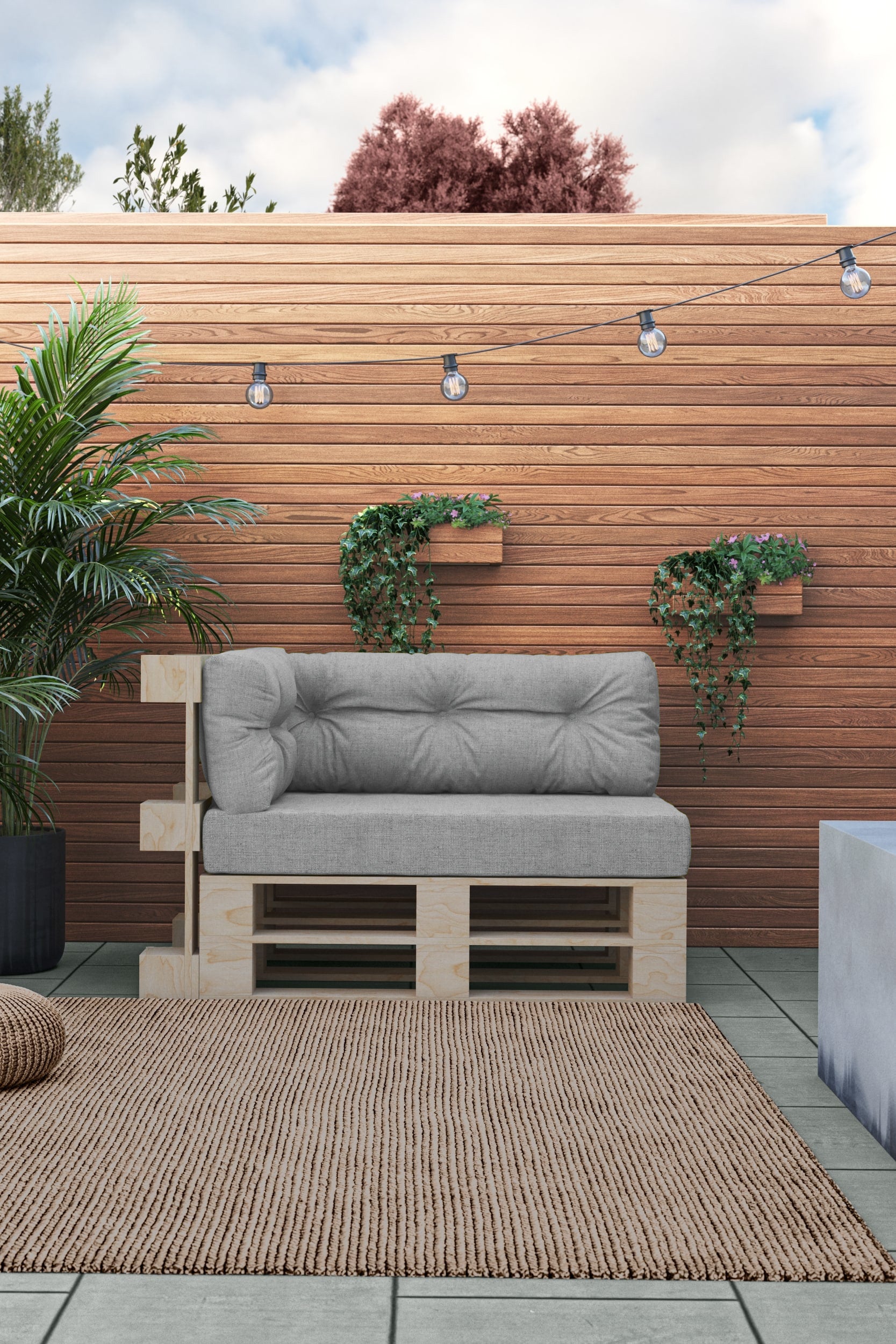 Poduszki Na Meble Ogrodowe GRENADA LUX UV: Pikowane, OEKO-TEX® 100 – Idealne do Każdego Ogrodu