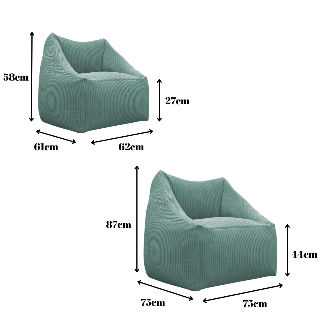Multifunkcyjny Fotel Sztruksowy LAZY – Idealny do Relaksu, Łatwy w Czyszczeniu, Dostępny w Wielu Kolorach