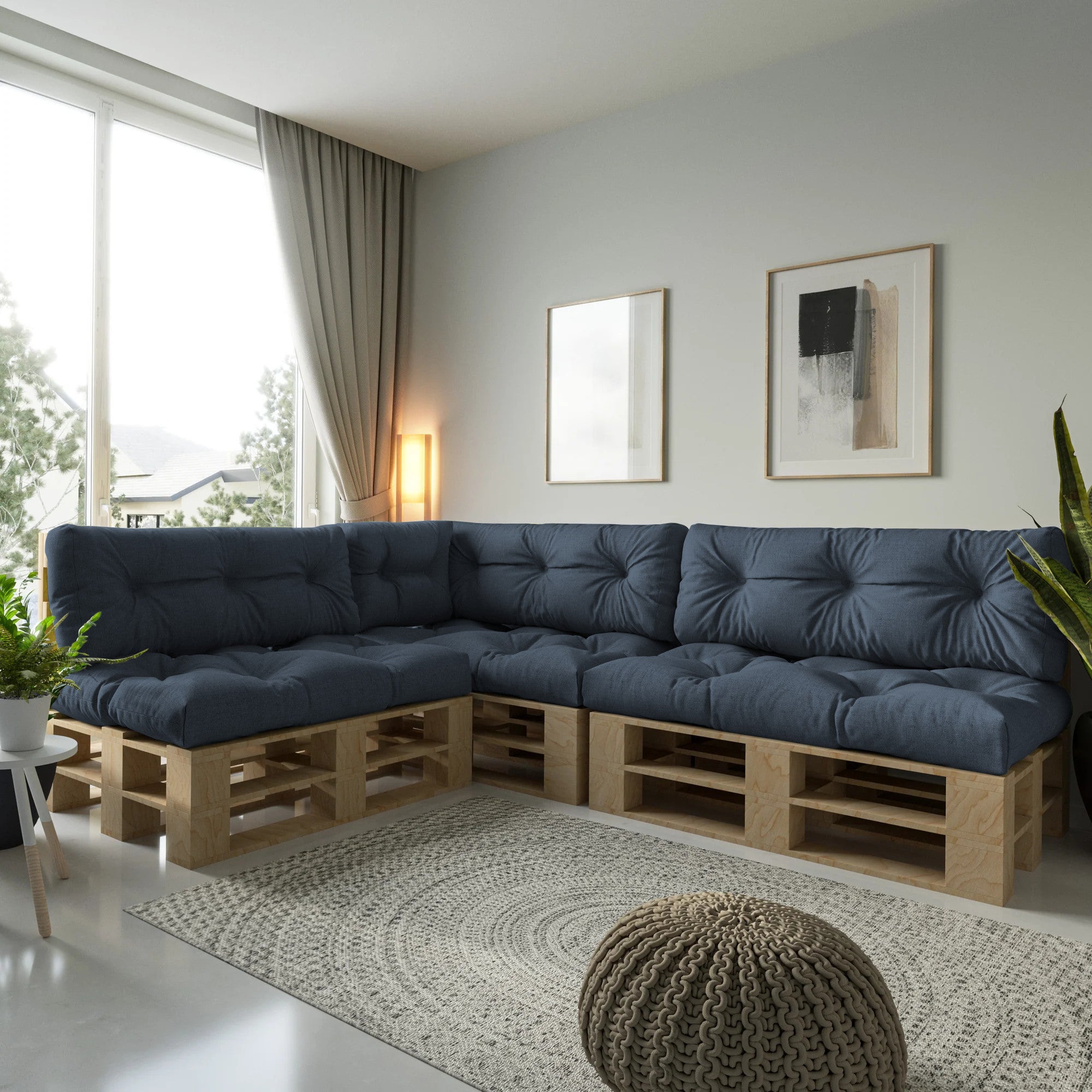 Poduszki Na Meble Ogrodowe OSLO LUX UV: Pikowane, z Atestem OEKO-TEX® 100 – Idealne do Ogrodu i Domu