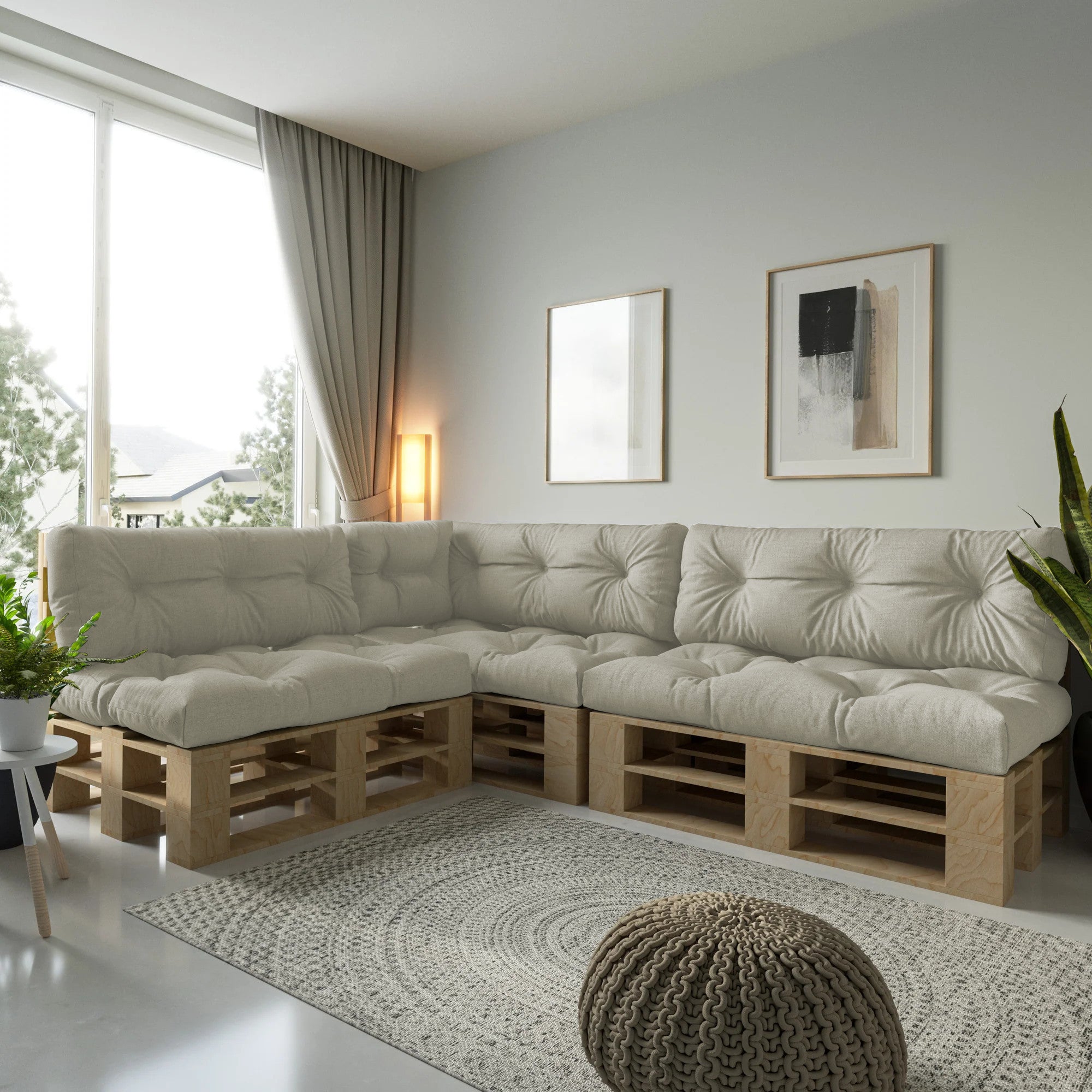 Poduszki Na Meble Ogrodowe OSLO LUX UV: Pikowane, z Atestem OEKO-TEX® 100 – Idealne do Ogrodu i Domu
