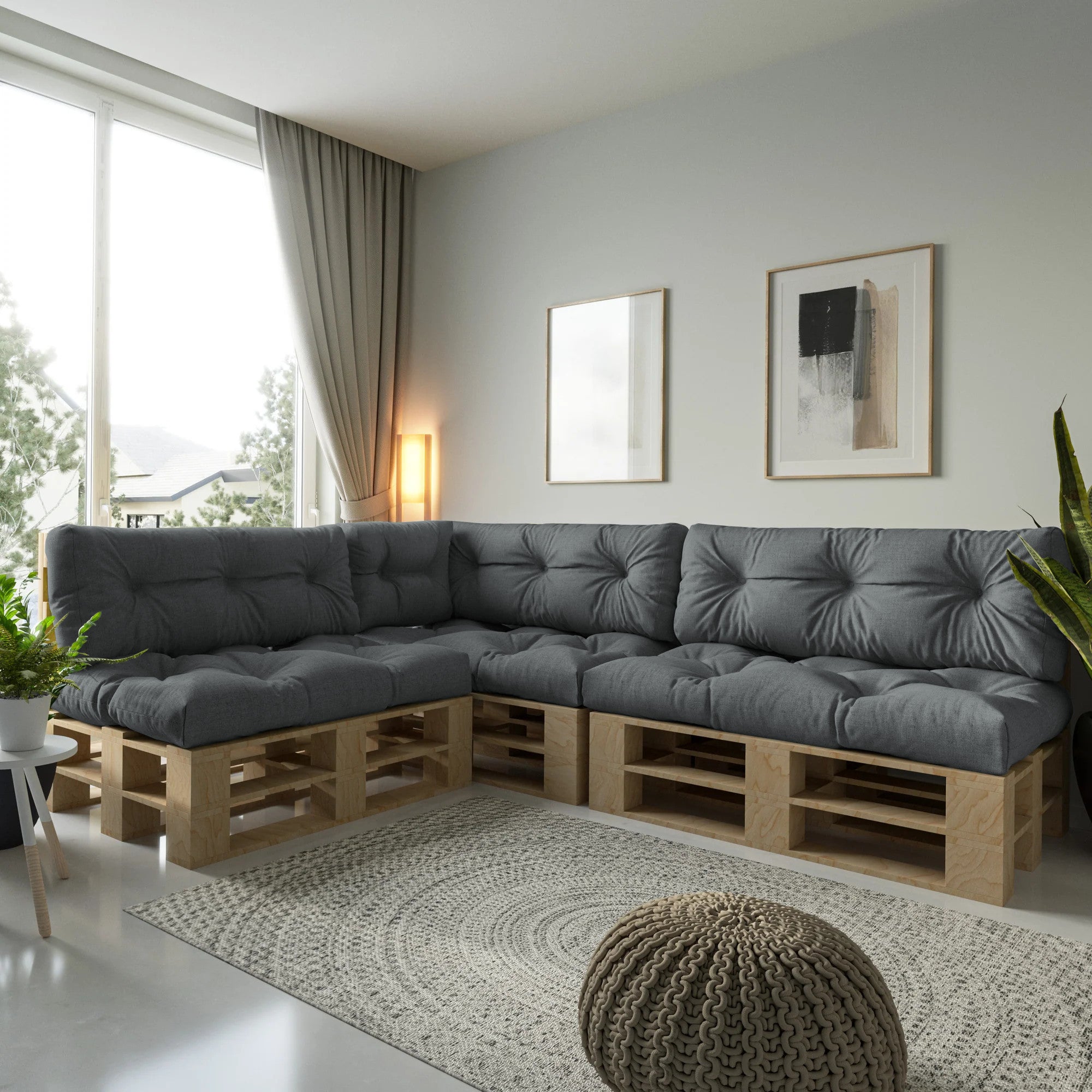 Poduszki Na Meble Ogrodowe OSLO LUX UV: Pikowane, z Atestem OEKO-TEX® 100 – Idealne do Ogrodu i Domu