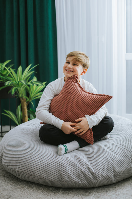 Poducha Beanbag Naleśnik POSO -  Worek do Siedzenia, Idealna do Relaksu w Salonie na Tarasie i w Ogrodzie