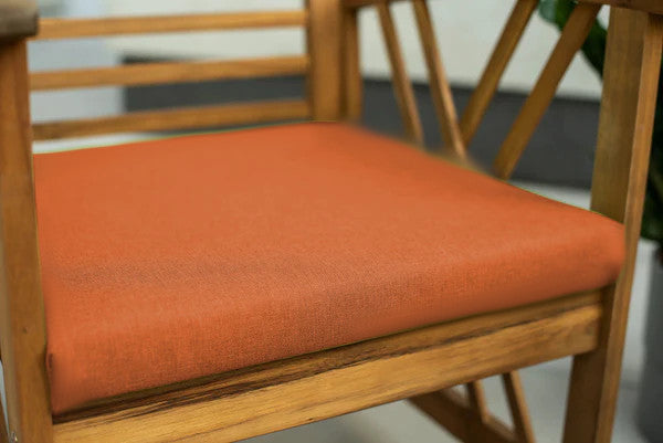 Poduszka na Krzesło ze Szlufkami - Elastyczna Pianka T25, Wielokolorowe, Łatwe w Utrzymaniu w Czystości