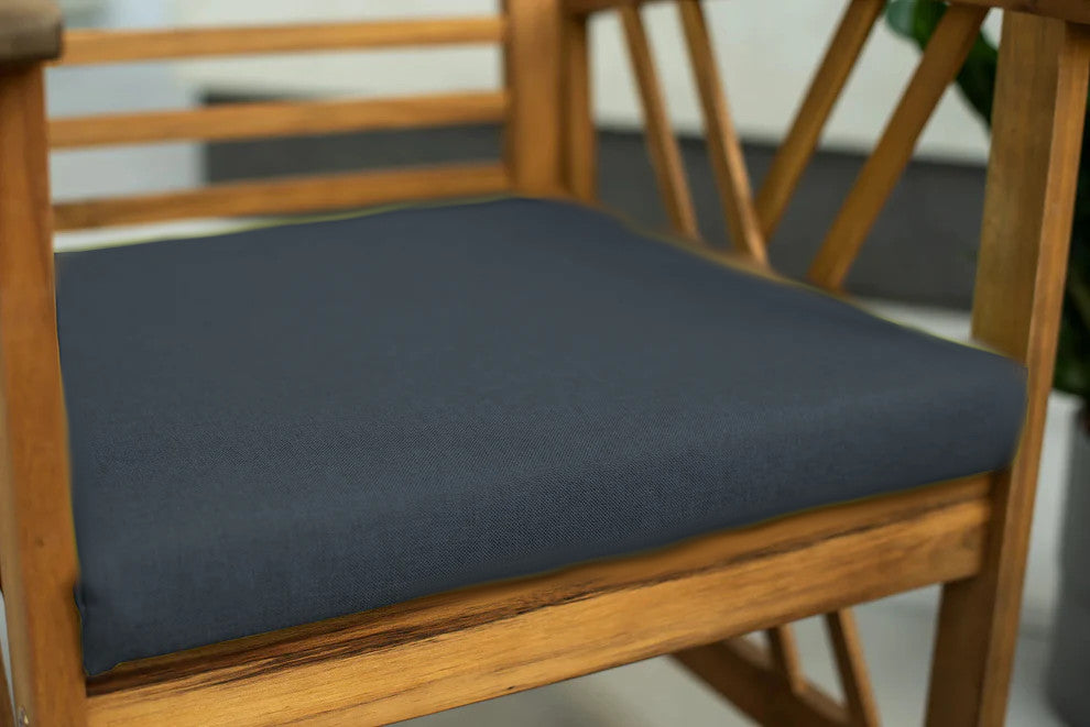 Poduszka na Krzesło ze Szlufkami - Elastyczna Pianka T25, Wielokolorowe, Łatwe w Utrzymaniu w Czystości
