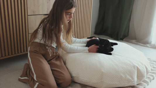 Pufa Naleśnik Beanbag Sztruks