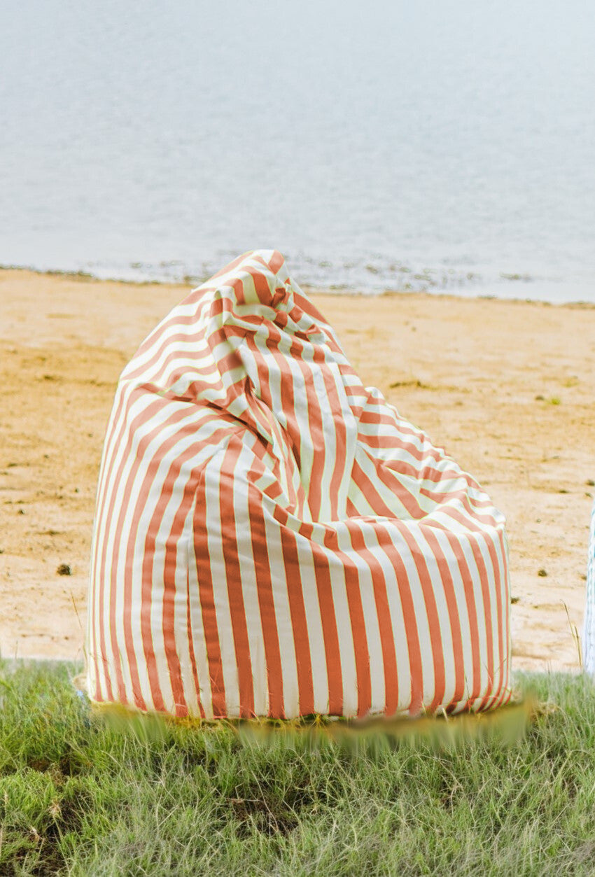 Beanbag Sako Wodoodporne – STRIPE Klasyczne Siedzisko Worek ze Styropianem Certyfikat OEKO-TEX® 100